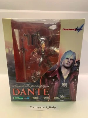 STATUA DANTE DEVIL MAY CRY 4 KOTOBUKIYA ARTFX NUOVA SIGILLATA PRE PAINTED FIGURE - Immagine 1 di 4