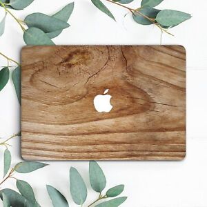 Helles Holz natürliche moderne Kunst Hartschale für Macbook Pro 13 14 15 16 Air 13