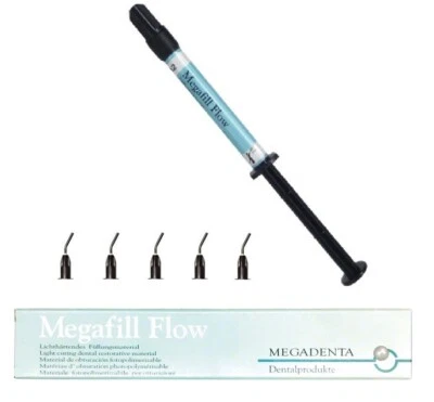 Megafill Flow Dental Composite Light Curing Tooth Filling Plastic Repair A3 - Image 1 of 2