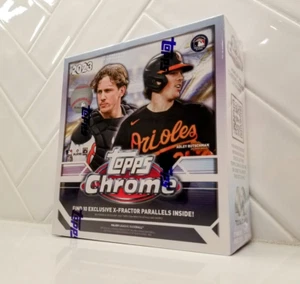 2023 Topps Chrome Baseball Monster Mega Box Factory Sealed 10 MLB X-Fractors ๐ฅ - Picture 1 of 2
