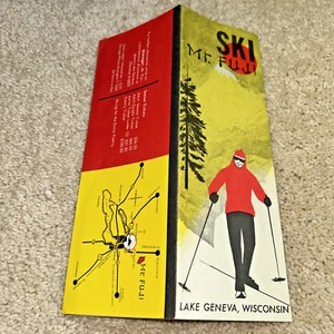 1960s SKI MT. FUJI, LAKE GENEVA, Wisconsin Brochure - Picture 1 of 7