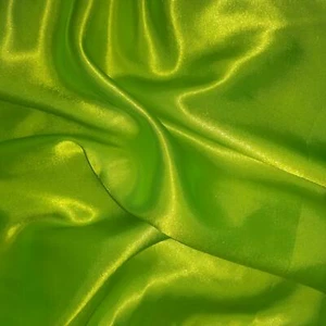 Sedoso de Novia Raso Tela Material - Amarillo Fluorescente - Imagen 1 de 1