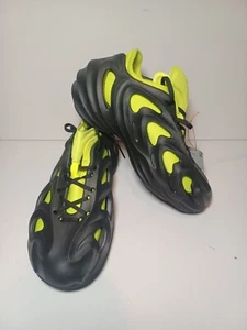 *Men's Adidas AdiFOM Q Black Yellow (IE7385) Size 7.5 - Picture 1 of 11