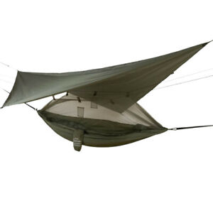 New Nomad Jungle Hammock  Tarp Set includes Mosquito Net Bushcraft Military