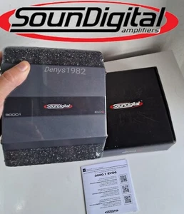 Soundigital 3000.1 - 1 Ohmios Evo6 / Amplificador Digital 3000 Watts Rms 1 Canal - Imagen 1 de 21
