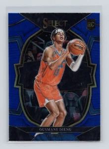 2022-23 Panini Select Concourse Blue #76 Ousmane Dieng RC Oklahoma City Thunder - Picture 1 of 2