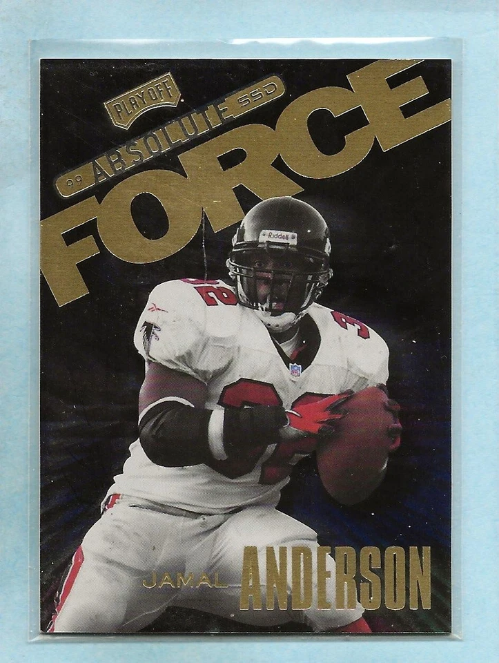 JAMAL ANDERSON - 1999 Playoff Absolute SSD "Force" - #AF33 - Comb. Shipping - Image 1 of 1