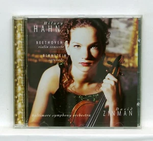 HILARY HAHN - BEETHOVEN Violin concerto BERNSTEIN Serenade SONY CD NM - Picture 1 of 2