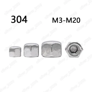 Tuercas de tapa hexagonal de acero inoxidable 304 tipo bajo M3 M4 M5 M6 M8 M10 M12 M14 M16 M20 - Imagen 1 de 6