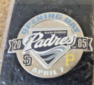 2005 SD Padres Pittsburgh Pirates Opening Day pin San Diego c40280 - Image 1 of 4