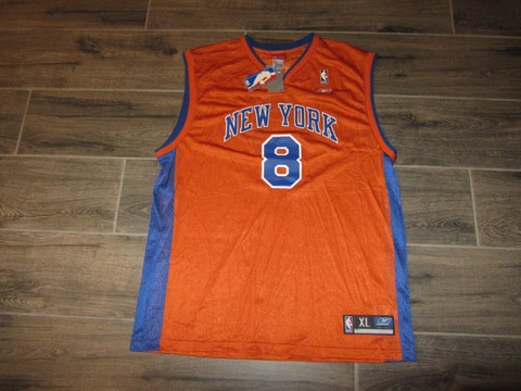 NWT Latrell Sprewell New York Knicks NBA Basketball Jersey Reebok Vintage XL #8 Cover