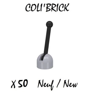 lego 4592c02 - 50x Levier Manette Antenne / Lever - Light B. Gray - 73587 New - Imagen 1 de 1