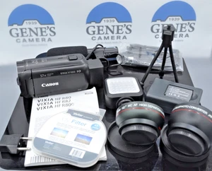 Canon VIXIA HF R800 HD Digital Camcorder 57X Advanced Zoom Black - Picture 1 of 14