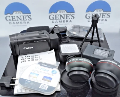 Canon VIXIA HF R800 HD Digital Camcorder 57X Advanced Zoom Black - Image 1 of 4