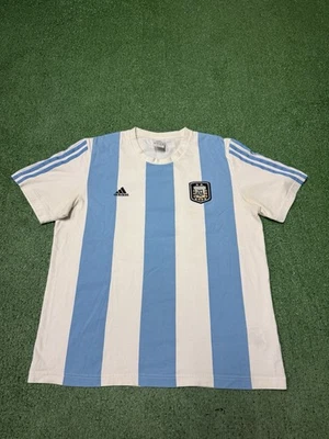 Camiseta Leo Messi Argentina 2010 Hombre Talla Grande Rayas Fútbol DE COLECCIÓN MARCADA Foto 1 de 4