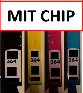 4 Patronen für HP 364 XL Deskjet 3070A 3520 3521 D5445 D5460 4610 4620 4622 7515 - Bild 1 von 3