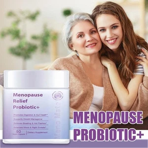 Menopause Probiotic Capsules – Hormone Balance Support Weight Management - Picture 1 of 9