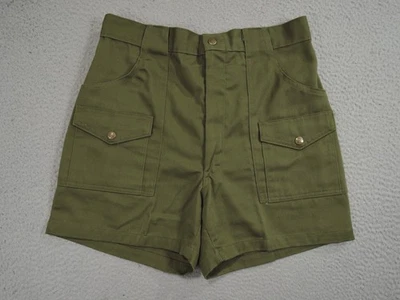 VINTAGE Boy Scouts of America Shorts Mens 30 Green Uniform Twill USA Union 2 - Image 1 of 4