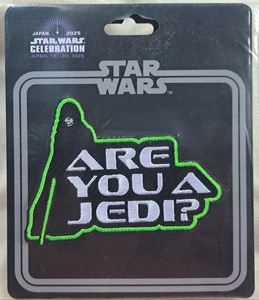 Jedi Patch Star Wars JAPAN Celebration 2025 Limited Official Sew Exclusive New - Picture 1 of 3