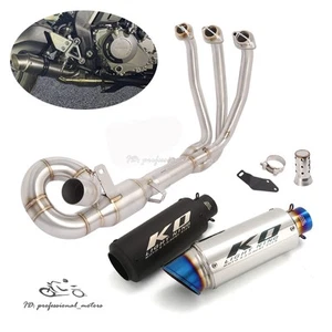 Sistema completo para CF-Moto 675SS 675SR 2025 2024 puntas de escape 51 mm tubo de enlace delantero - Imagen 1 de 17