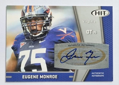 2009 SAGE Hit - Autographs Eugene Monroe #A3 Silver (AU, RC) - Image 1 of 2