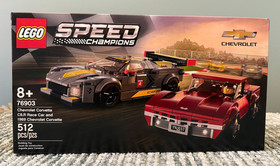 LEGO Speed Champions 76903: Chevrolet Corvette C8.R & 1969 Corvette - New Sealed