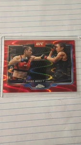 2025 UFC Topps Chrome 3/10 Weili Zhang Red #55 - Picture 1 of 2