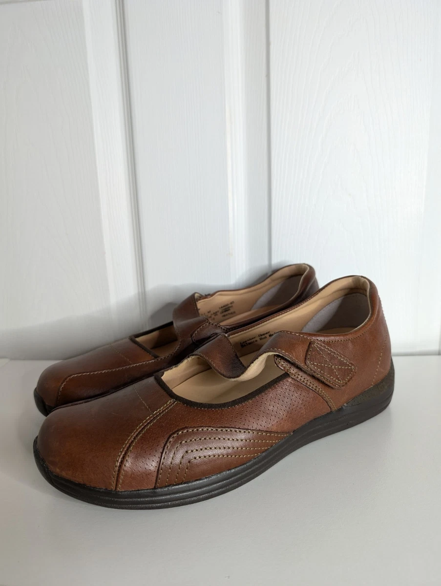 Drew Shoe Women's Lisbon Orthopedic Casual Shoes - Brown, 6.5 Narrow - View #9