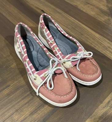 Zapatos Sperry Top-Sider para mujer talla 8,5 M cubierta de barco mocasín cuero preppy informales Foto 1 de 4