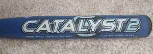 Louisville Slugger TPS Catalyst 2 Softball Bat 32in/24oz -8 Blue (FP72C) - Picture 1 of 7