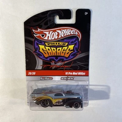 Hot Wheels Phil's Garage '41 Pro Mod Willys #20/39 Real Riders G5 - Image 1 of 4