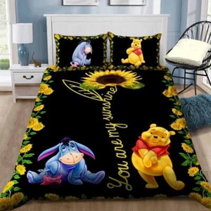 New Winnie The Pooh Sleepys Quilt Cover Set Home Textiles Bedclothes Soft - Picture 1 of 8
