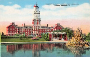 Security Benefit Association Hospital, Topeka, Kansas Vintage PC - Picture 1 of 2