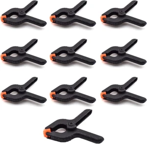 10 PCS Plastic Nylon Spring Clamps, 2 Inch Multipurpose Heavy Duty Clip for Home - Picture 1 of 5