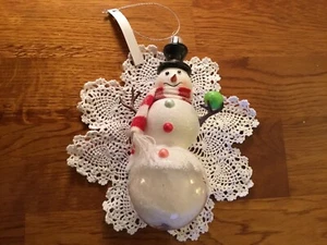 Robert Stanley wie schneegefüllter Schneemann Weihnachtsschmuck - 7" groß - Bild 1 von 5