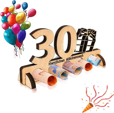 Geburtstag Geldgeschenk Holz,Geldgeschenk - Geschenke Aus Holz,Geldgeschenk Zum  - Bild 1 von 4