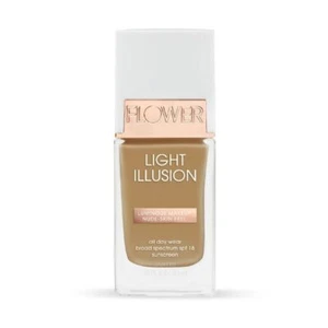 Flower Beauty Light Illusion Foundation, All-Day Wear, SPF 18, Sable D1 - Picture 1 of 6