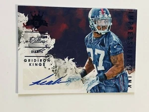 2015 GRIDIRON KINGS FOOTBALL No.II-LC LANDON COLLINS ROOKIE AUTO #32/49 - Picture 1 of 2