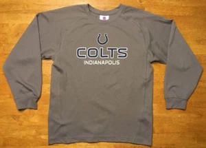 NFL Team Apparel Indianapolis Colts Boy's Gray Long Sleeve Shirt - Large 12/14 - Picture 1 of 12