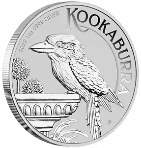 1 Ounce 999 Silver Australian Kookaburra Perth Mint 2022 Bullion Coin in Capsule - Picture 1 of 3