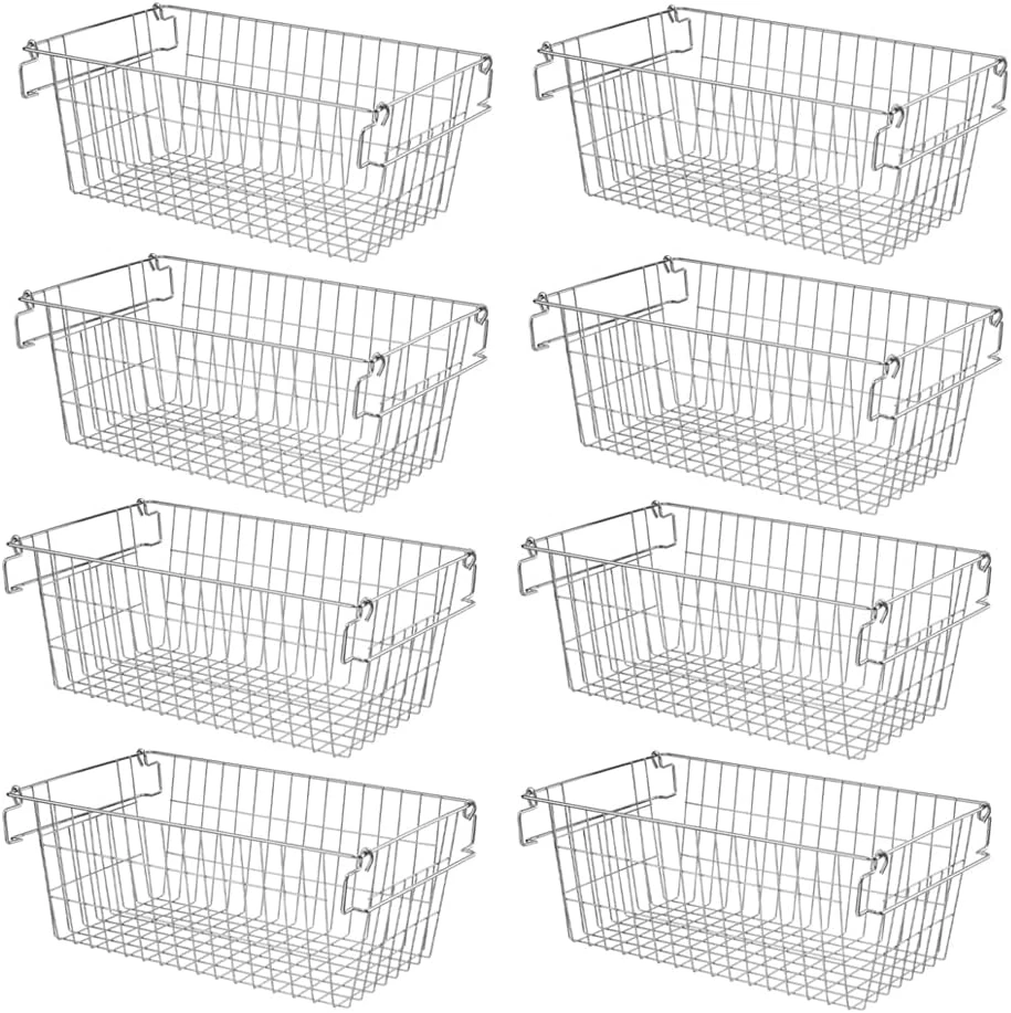 Freezer Organizer Bins, Stackable Chest Freezer Organizer, Pantry Storage Bins C