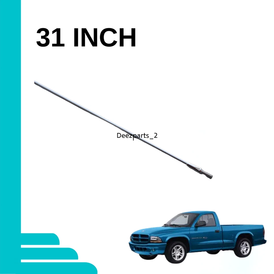 Antena 31" acero inoxidable para Dodge Dakota 2002-2011 Foto 1 de 4