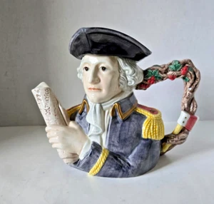 Fitz and Floyd George Washington Teapot Figures from History Ltd Ed 673/5000 - Picture 1 of 8