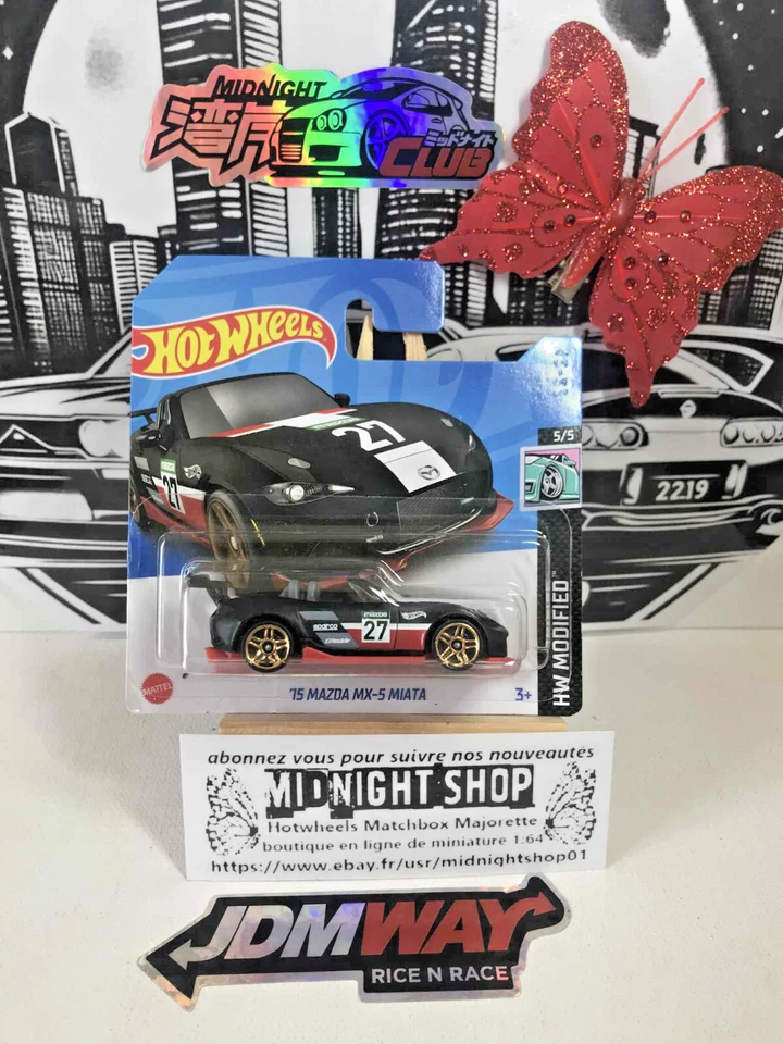 hot wheels mazda mx-5 miata 2015 neuf en boite collection matchbox 1:64 - Photo 1/1