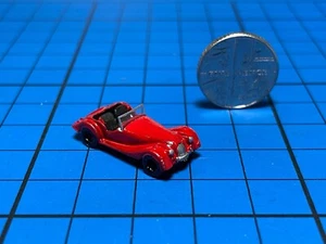 N Gauge Morgan 4/4 Sports Car - Flame Red - Picture 1 of 2