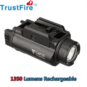 TrustFire Pistol Gun Light Rail Mounted Light Rechargeable Tactical Weapon Light - Picture 1 of 16