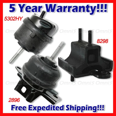 L795 适合 2001 - 2003 年 Oldsmobile Aurora 4.0L 升 电机和变速器安装套件 3 件 — 第 1/4 张图片