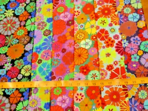 Quilt fabric - Kaffe Fassett - Folk Flower- 6 fat quarters - Picture 1 of 1