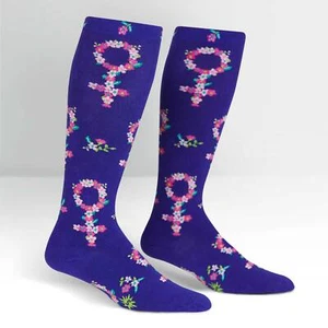 "STRETCH-IT" size! Femme-powerment! on Unisex Wide Calf Knee Highs - Bild 1 von 4