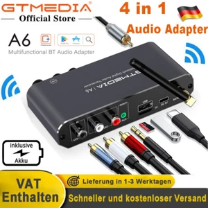 Adaptateur Audio Stéréo Longue Portée Bluetooth5.1 U Disk TF MIC avec Télécommande APP - Photo 1/22